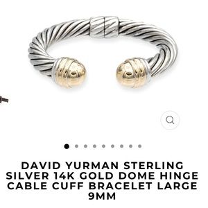 David Yurman Cable bracelet